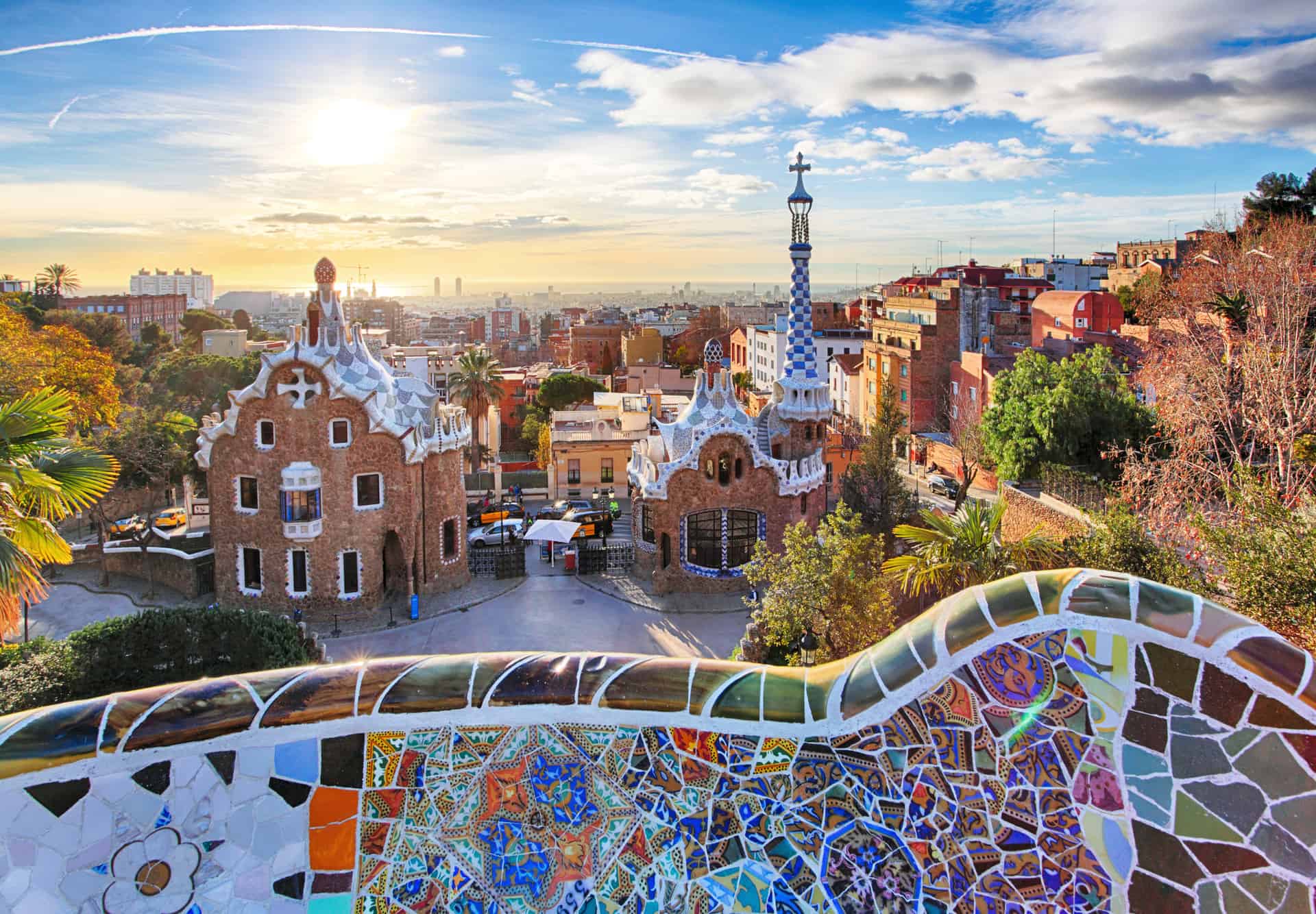 Park Güell al amanecer